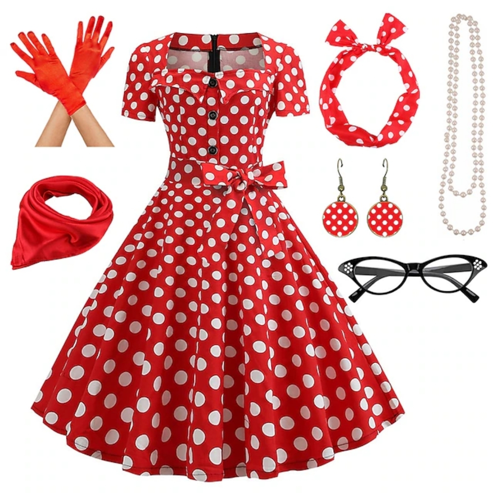 Vintage rockabilly inspired dress - Picture 1 of 3
